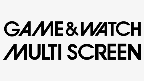 Game & Watch Logo, HD Png Download, Transparent PNG
