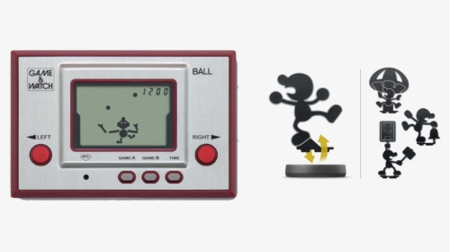 Mr Game And Watch Amiibo, HD Png Download, Transparent PNG