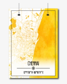 Chennai Map Wall Poster / Frame - Poster, HD Png Download, Transparent PNG