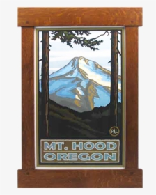 Bungalow Style Frame - Mt Hood Travel Poster, HD Png Download, Transparent PNG