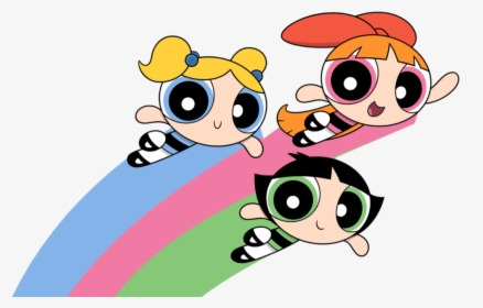 Transparent Girl Waking Up Clipart - Best Friends Forever Powerpuff Girls, HD Png Download, Transparent PNG