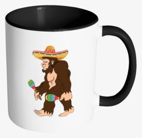 Bigfoot Maracas Sombrero - Mugs Png, Transparent Png, Transparent PNG
