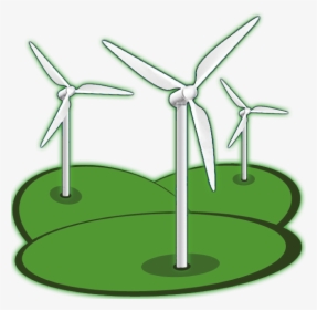 Wind Turbine Clipart Renewable Resource - Wind Energy Clipart, HD Png Download, Transparent PNG
