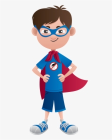 Los Angeles Clipart Superhero - Super Hero Boy And Girl, HD Png Download, Transparent PNG