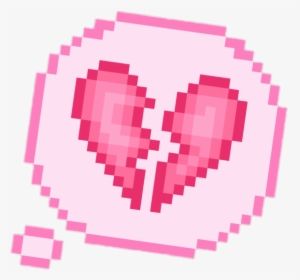 #rosa #pink #overlay #corazon #roto - Small Ghost Pixel Art, HD Png Download, Transparent PNG