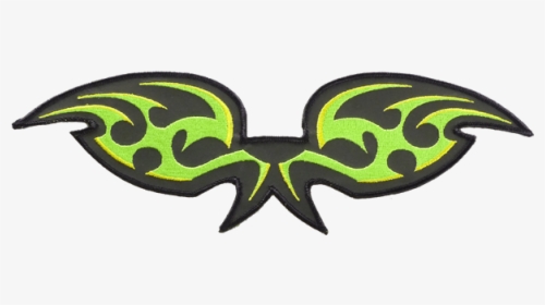 Green And Yellow Wings Reflective Embroidered Patch, HD Png Download, Transparent PNG