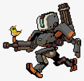 Pixie Engine Logo - Overwatch Bastion Pixel Spray, HD Png Download, Transparent PNG
