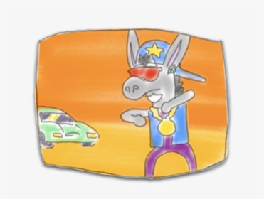 Rap-donkey - Cartoon, HD Png Download, Transparent PNG