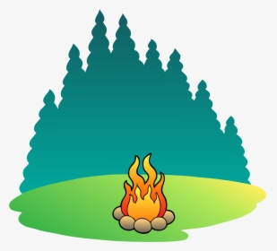 Camping Campsite Summer Camp Clip Art - Camping Illustration, HD Png Download, Transparent PNG