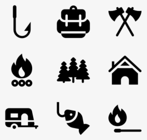 Camping - Summer Camp Icon Png, Transparent Png, Transparent PNG