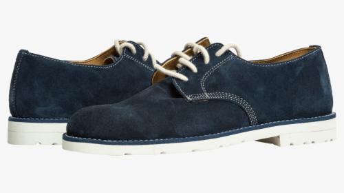 Zapato Artesanal En Cuero Gamuzado Azul Con Suela De - Sneakers, HD Png Download, Transparent PNG