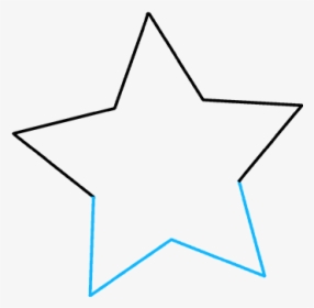 Clip Art Shooting Star Drawings - Line Art, HD Png Download, Transparent PNG