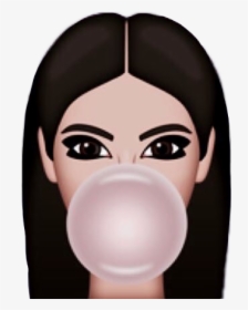 #kimkardashian #kimoji #chewinggum #ftestickers #emoji - Kim Kardashian Emoji, HD Png Download, Transparent PNG
