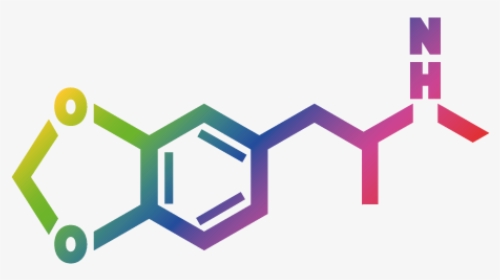 Molécula Mdma - Compuesto Quimico Del Extasis, HD Png Download, Transparent PNG