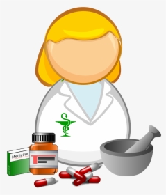 Pills Clipart Legal Drug - Pharmacist Clipart, HD Png Download, Transparent PNG
