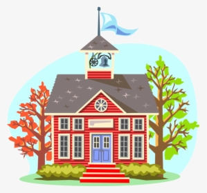 Transparent Old House Clipart - Kindergarten School Clipart, HD Png Download, Transparent PNG
