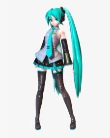 Hatsune Miku 3d Model Hatsune Miku Model Hd Png Download Transparent Png Image Pngitem