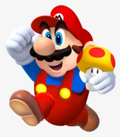 Transparent Super Mario Clipart - Classic Mario 3d Model, HD Png Download, Transparent PNG