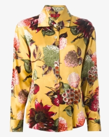 Multi Coloured Silk Floral Print Shirt From Kenzo Vintage - Clothing, HD Png Download, Transparent PNG