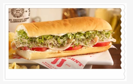 Jimmy John's #4 Turkey Tom Sub Sandwich, HD Png Download, Transparent PNG