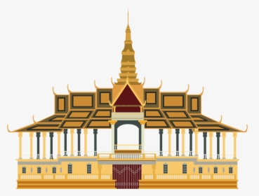 Cambodia Royal Palace Vector, HD Png Download, Transparent PNG