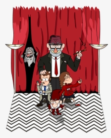 Transparent Grunkle Stan Png - Gravity Falls Twin Pines Crossovers, Png Download, Transparent PNG