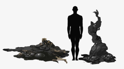 Black Ooze Pillars Of Eternity , Png Download - Silhouette, Transparent Png, Transparent PNG