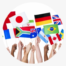 Country Flags In Hand, HD Png Download, Transparent PNG