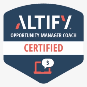 Certified Altify Opportunity Manager Coach @ Comcast, HD Png Download, Transparent PNG