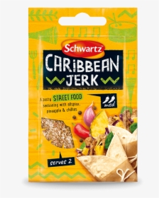 Schwartz Street Food Caribbean Jerk Product - Schwartz Mexican Street Food Seasoning, HD Png Download, Transparent PNG