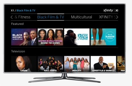 Xfinity Black Film And Tv, HD Png Download, Transparent PNG