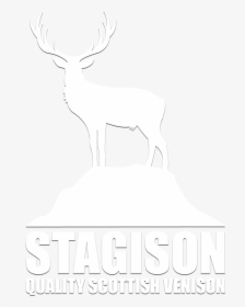 White Stagison Logo Of A Stag - Can T Let You Brew, HD Png Download, Transparent PNG