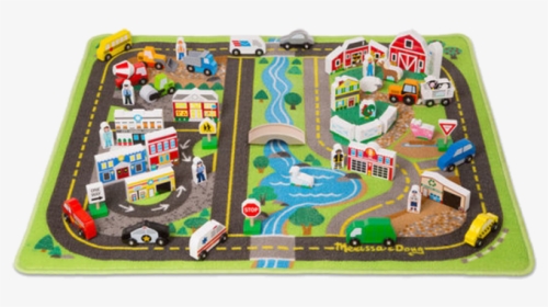 Melissa And Doug Deluxe Road Rug Play Set, HD Png Download, Transparent PNG