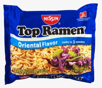 Nissin Top Ramen Oriental Flavor, 3 Oz , Png Download - Top Ramen Oriental Flavor, Transparent Png, Transparent PNG