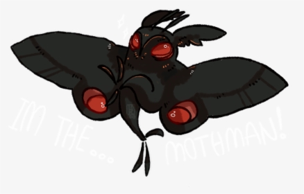 Insect,fly,stag Insect,carpenter Bee,fictional Character,illustration - Cute Mothman Drawing, HD Png Download, Transparent PNG
