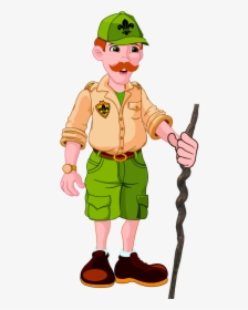 Forest Ranger Vector Clipart , Png Download - Forest Ranger Cartoon Png, Transparent Png, Transparent PNG