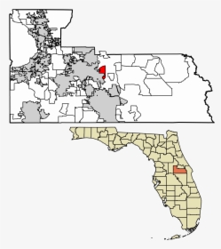 Orange County Florida Municipality Map, HD Png Download, Transparent PNG