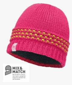 Jambo Pink Azalea/grey Vigore [jnr Knitted Hat - Knit Cap, HD Png Download, Transparent PNG