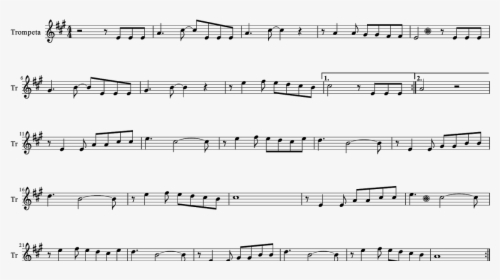 Tubescore Cockroach Song Sheet Music For Trumpet Mexican - Verbes De Français En Arabe, HD Png Download, Transparent PNG