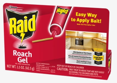 Raid® Roach Gel - Raid Bed Bug Detector And Trap, HD Png Download, Transparent PNG