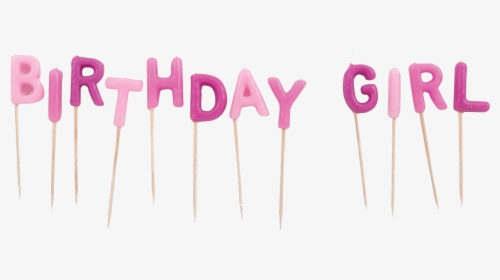 Birthday Candles Png Clipart - Happy Birthday Girl Png, Transparent Png, Transparent PNG