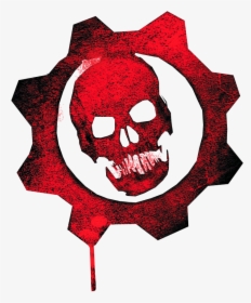 Skull Logo Gears Of War Clip Art At Clker - Gears Of War Png, Transparent Png, Transparent PNG