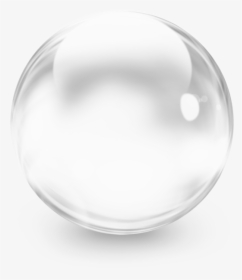 Soap Bubble Image Desktop Wallpaper Black And White - Transparent Glass Bubble Png, Png Download, Transparent PNG