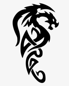 Transparent Tattoo Designs Png - Dragon Tattoo On Paper, Png Download, Transparent PNG