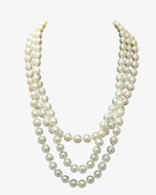 Necklace With Best - Pearl Three Layer Necklace, HD Png Download, Transparent PNG