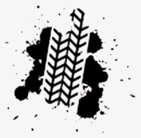 Tires Clipart Tread Marks Jeep Tire Tracks Clipart - Transparent Tire Tread Clipart, HD Png Download, Transparent PNG