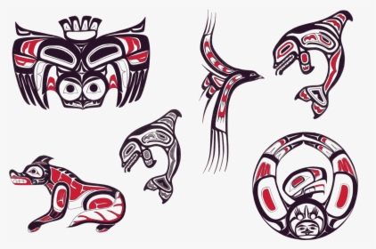 Art,logo,temporary Tattoo - Haida Animal, HD Png Download, Transparent PNG