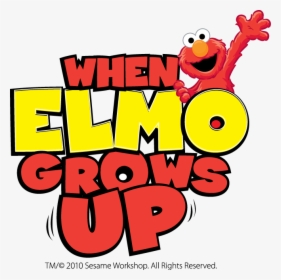Transparent Elmo Birthday Png - Elmo Grows Up, Png Download, Transparent PNG