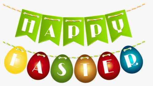 Egg Easter Bunny Happy Free Clipart Hq Clipart - Happy Easter Png Text, Transparent Png, Transparent PNG