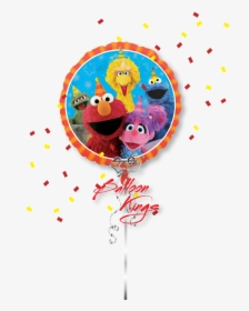 Sesame Street Group - Sesame Street Balloon, HD Png Download, Transparent PNG